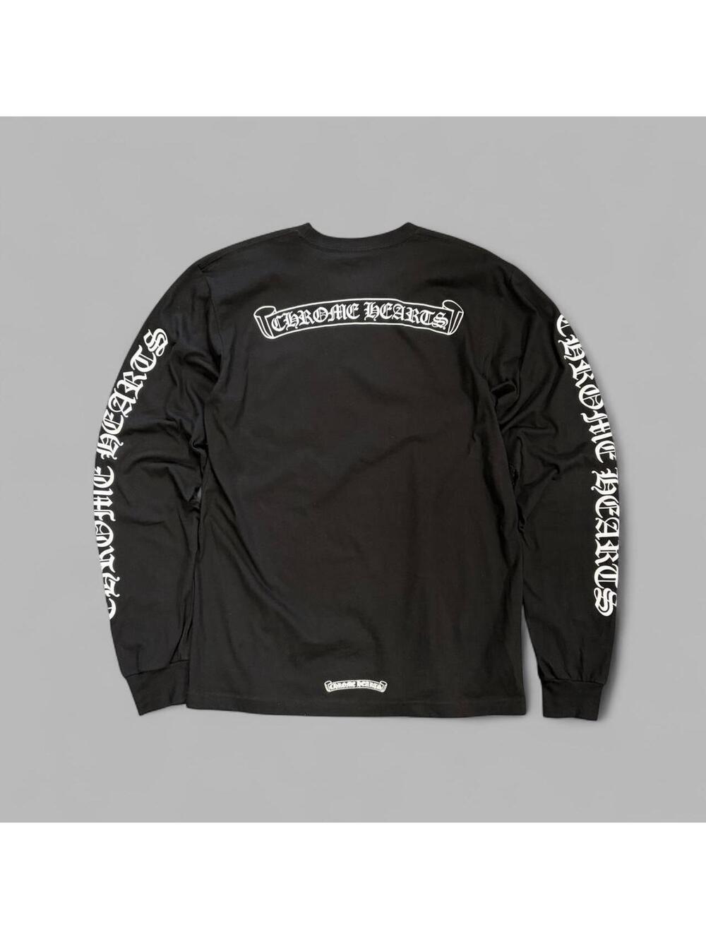Chrome Hearts Scroll Logo Pocket Long Sleeve